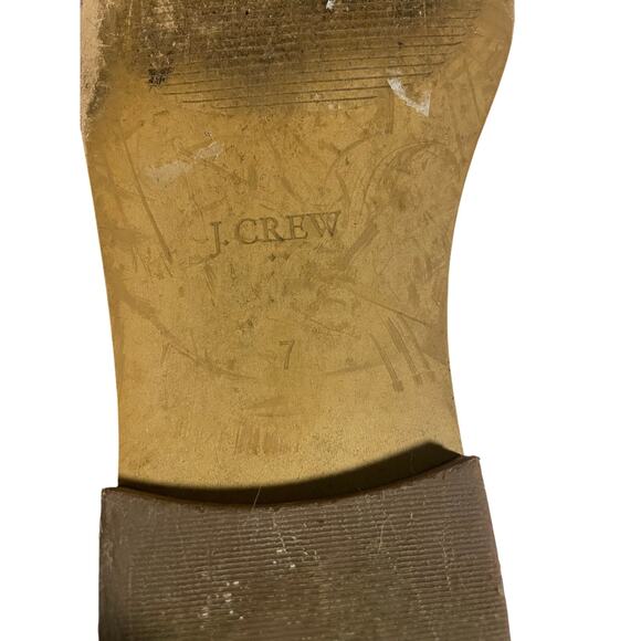 J. Crew pink bow foux suede preppy classic loafers size 7 - Picture 5 of 8